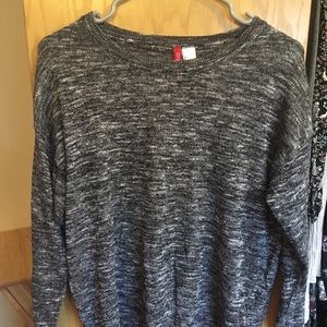 Tri-Colored Oversized Sweater